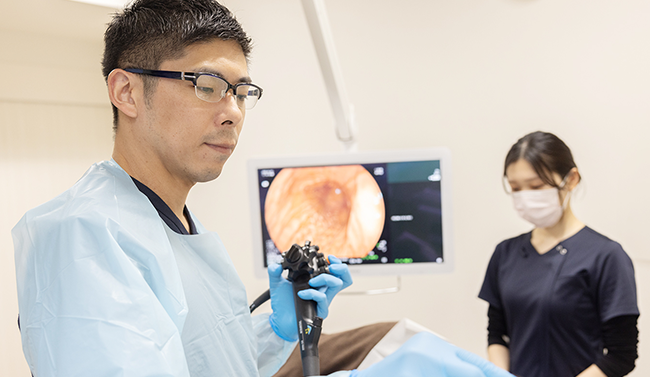 鎮静剤を使用し、眠っている間に受けられる胃・大腸カメラ